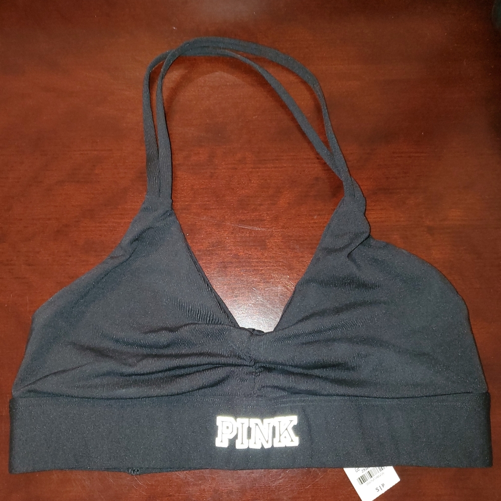 2 Victoria/Pink sports bras.
